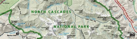 Map Of North Cascades Park Junkiepark Junkie