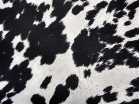 Black And White Faux Cow Hide Fabric Cowhide Southwestern Upholstery