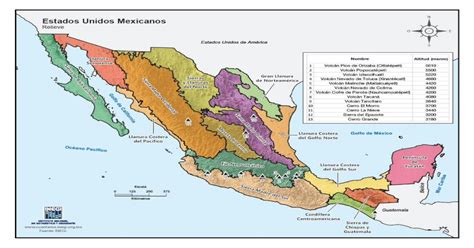 Pdf Mapa De Estados Unidos Mexicanos Relieve Cuentame Cuentame