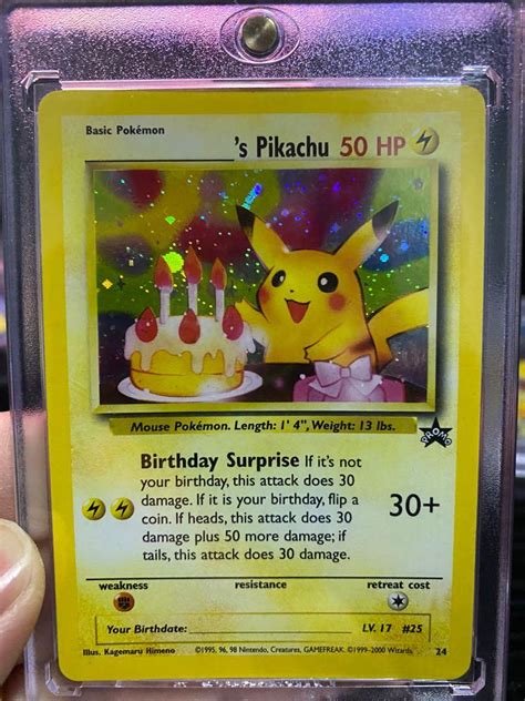 Pokemon Tcg Birthday Pikachu English Hobbies And Toys Toys And Games On