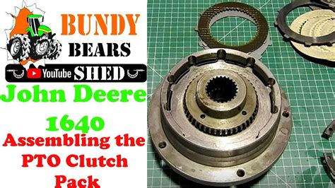 How To Assemble Your John Deere Pto Clutch Pack Youtube