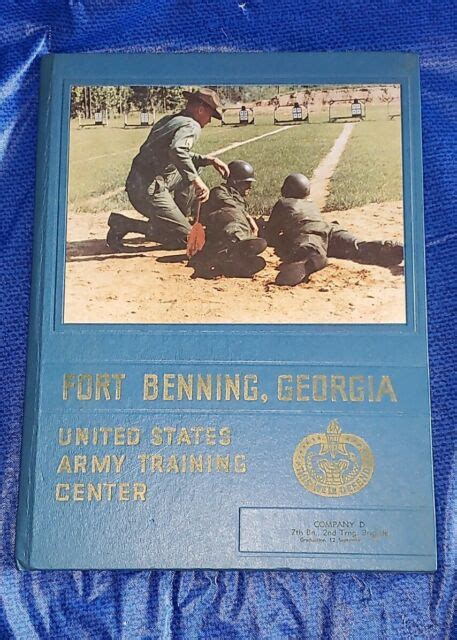 1969 Ft Benning Georgia Army Training Center Yearbook Company D 7th Bn