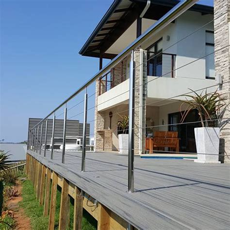 Commercial Building Stainless Steel Balcony Wire Cable Railing