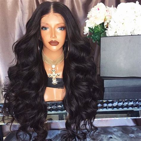 Brazilian Body Wave 360 Lace Frontal Wig 180 Density Pre Plucked Human