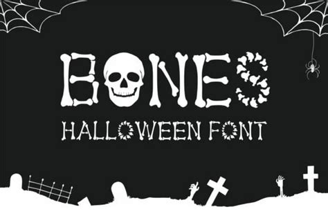 33 Bone Fonts Bones Skulls Skeletons And More