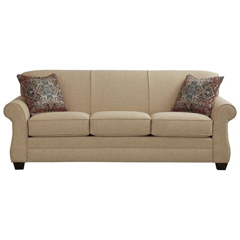 Bassett Mason 2696 6q Transitional Sofa Sleeper With Rolled Arms