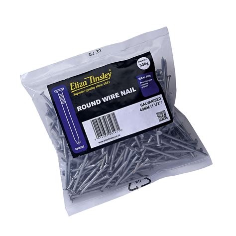 Buy Eliza Tinsley 40mm Galvanised Round Wire Nail 500gpk Online At