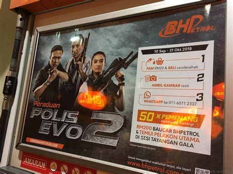 Polis evo 2 (also known as police evo for indonesian release) is a 2018 malaysian police action film directed by joel soh and andre chiew, starring zizan razak and shaheizy sam reprise their respective roles. POLIS EVO 2 CONTEST, Only at participating BHPetrol stations