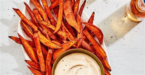 Get the recipe from delish. Sir Kensington's | Recipe: Sweet Potato Oven Fries with Comeback Sauce | Sweet potato oven fries ...