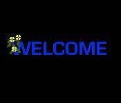 Free welcome gifs, jpg's, clipart, buttons, welcome graphics, backgrounds, dividers, animated welcome gif chrome on red. animated gifs collection:WELCOME, free Animated Gifs (thousands) web graphics free images ...