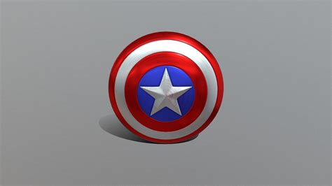 Captain Americas Shield Download Free 3d Model By Balone Cgplays51