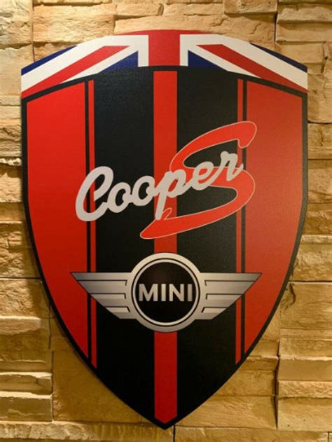 Sign Plaque Decorative Mini Cooper S Etsy