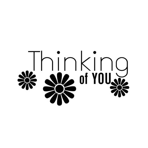 Thinking Of You Phrase Graphics Svg Dxf Eps Png Cdr Ai Pdf Etsy