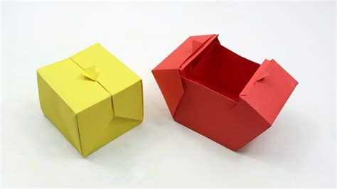 Origami Box Folding How To Make Beautiful Origami Box With Paper