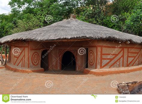 Traditional African Villagesouth Africa Stock Photo