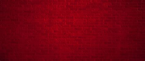 Download Wallpaper 2560x1080 Brick Wall Red Texture Dual