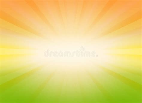 Burst Background For Presentation With Green And Yellow Mix Color Stock