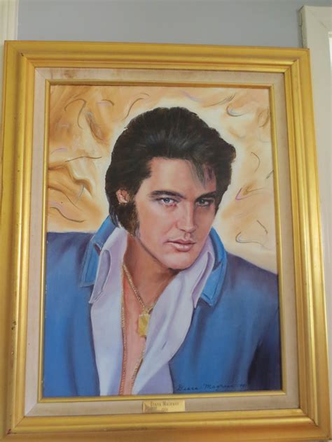 Oil Painting Of Elvis By Diana Magrann Elvis Elvis Presley Rock N Roll
