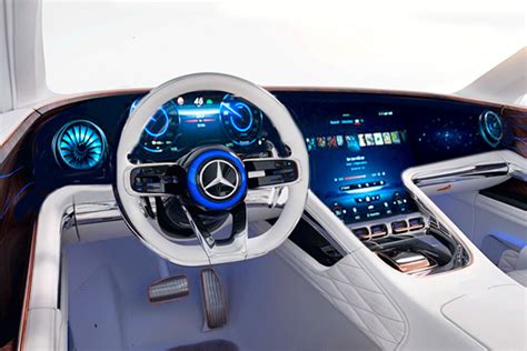 Eqs Interior Screen Mercedes Benz Showed The Amazing Interior With A