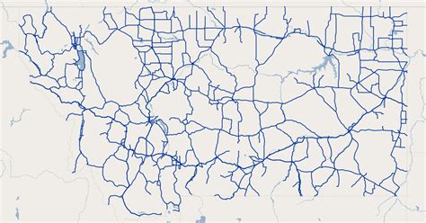 Montana Mile Markers Gis Map Data State Of Montana Koordinates