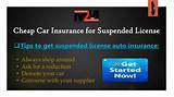 Pictures of Cheap Insurance For Suspended License