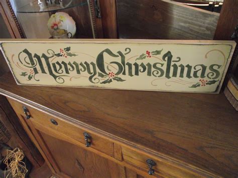 10 Merry Christmas Wooden Sign