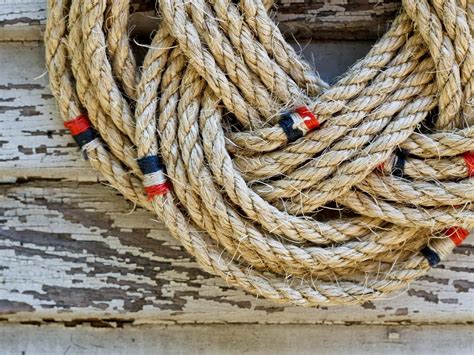 How To Tie A Nautical Rope Wreath Rope Wreath Diy