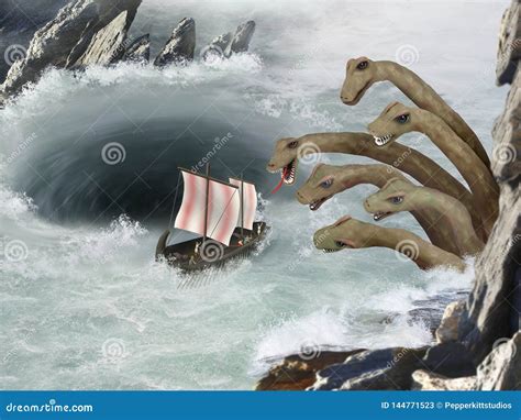 Scylla Greek Mythology Sea Monsters