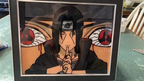 Did An Itachi Glass Painting About A Week Ago Its My Second One And