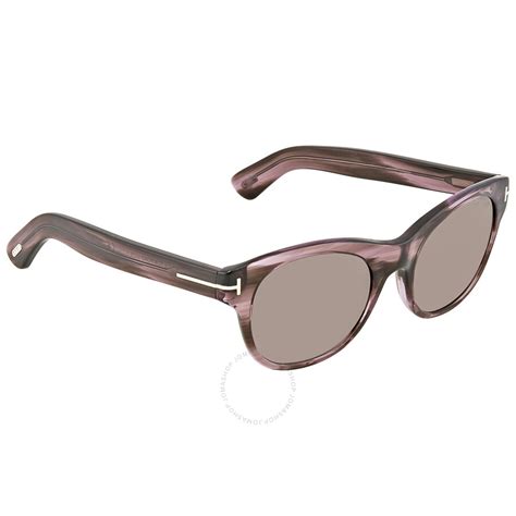 Tom Ford Purple Gradient Round Sunglasses Ft0532 83z 664689847365 Sunglasses Jomashop