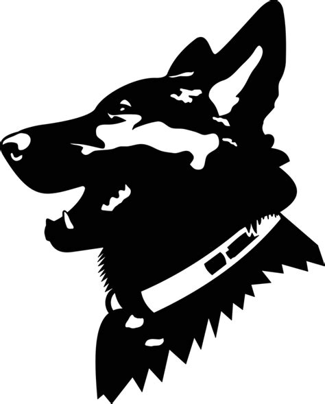 German Shepherd Sticker Dog Free Vector Graphic On Pixabay