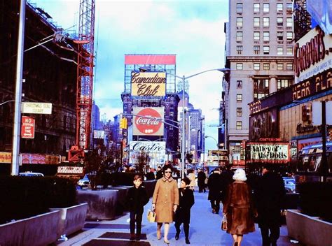 Times Square New York Color Photographs 1940s 1960s C O C O S S E