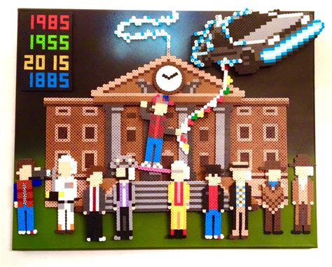 Back To The Future Perler Bead Project Pixel Art Shop