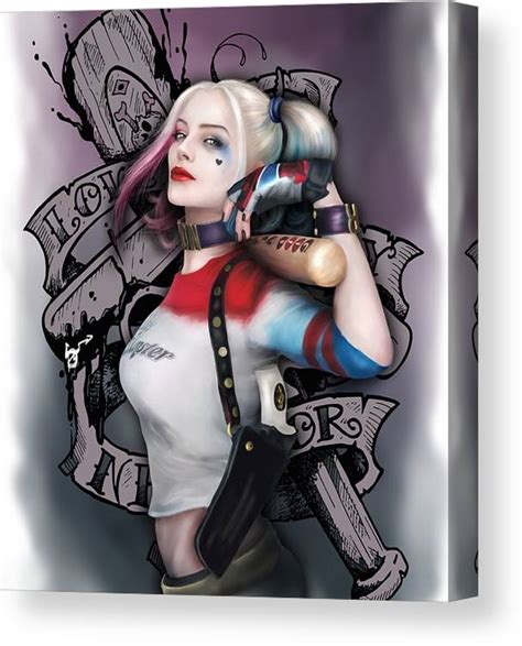 Harley Quinn Canvas Print Canvas Art By Silviq Yoncheva