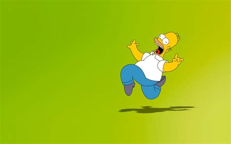 Fondo De Pantalla Homer Simpson Saltando De Los Simpson Series Todo