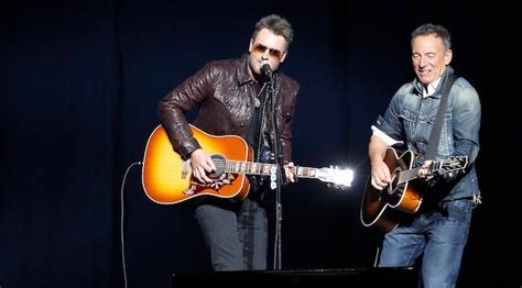 Watch Bruce Springsteen Duet With Eric Church At Veterans Benefit