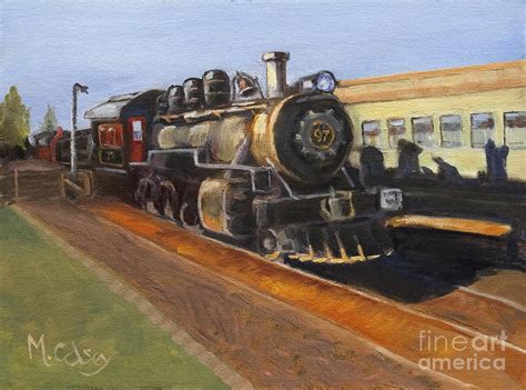Steam Engine 97 Painting By Marge Casey Pixels