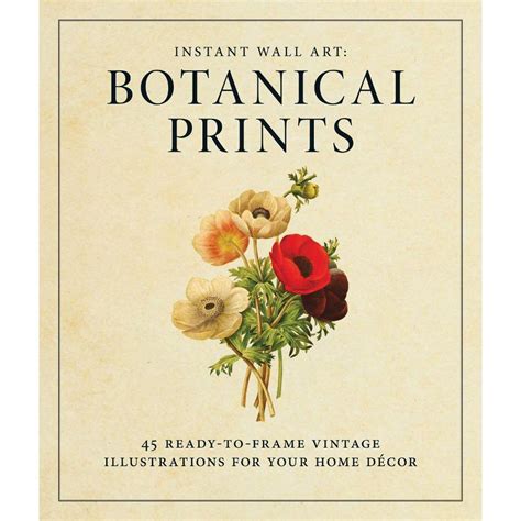 Instant Wall Art Botanical Prints 45 Ready To Frame Vintage
