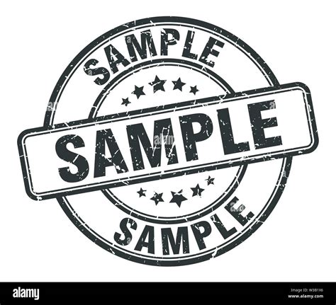 Sample Stamp Sample Round Grunge Sign Sample Stock Vector Image And Art