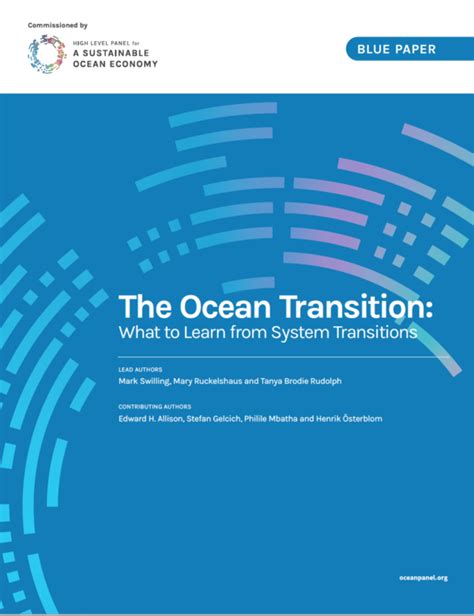 The Ocean Transition What To Learn From System Transitions Complex