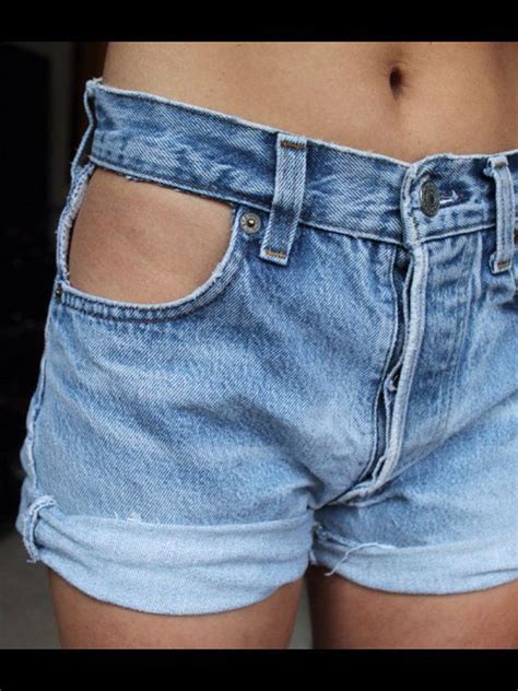 No Pocket Shorts Sexiest Dress To Wear This Summer Cutout Shorts Fashion Denim