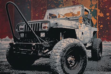Jeep Poster Slowgun Graphic And Web Design