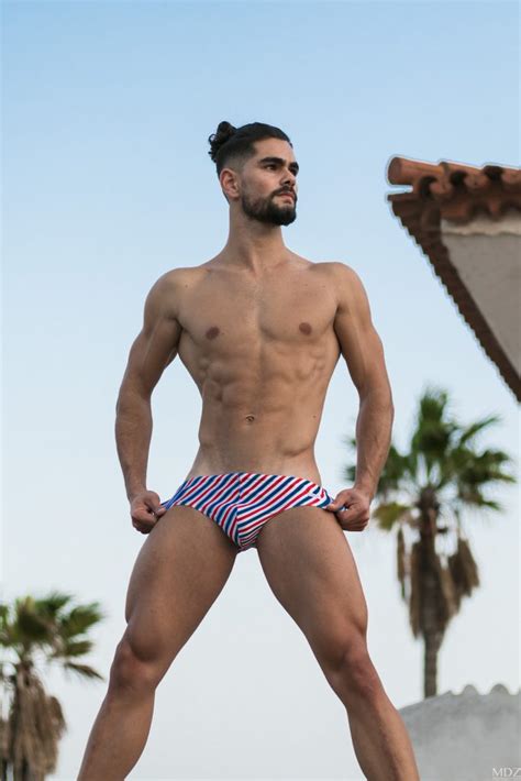 Model Ale Lezcano By MDZmanagement Kream Wear Swimwear Men And