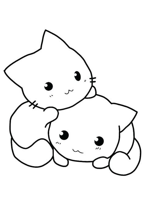Vous voulez engager les petits avec. dessin de chat trop mignon - Les dessins et coloriage