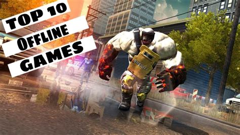 Top 10 Best Offline Games For Android Action Games Youtube