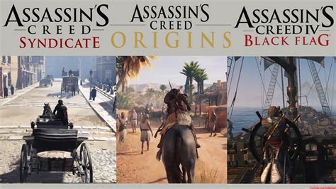 Ways Of Transport Comparison Assassin S Creed Origins Vs Syndicate Vs