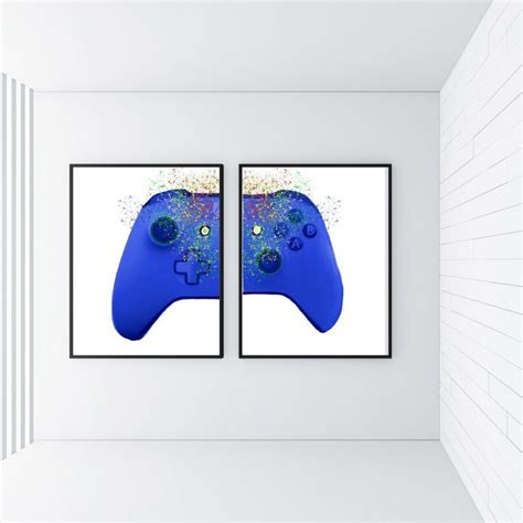 Set Of 2 Xbox Prints Xbox Wall Art Xbox Decal Xbox Print Etsy