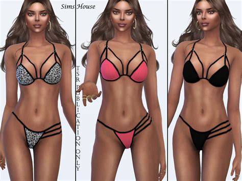 The Sims Resource Women S Separate Swimsuit