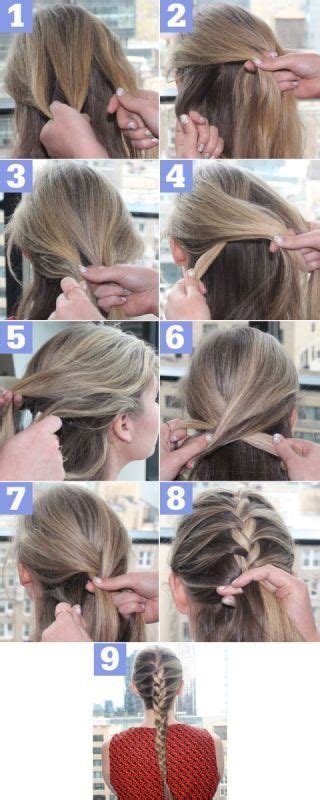 Continue all the way down your hair and secure with a hair tie. 36 Top Photos How To French Braid Hair Step By Step Instructions - French Braid Half-Crown - A ...