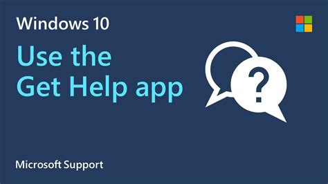 How To Get Support From Microsoft Get Help App Youtube